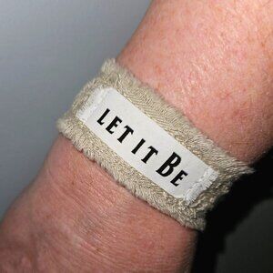 The Beatles Let It Be Bracelet Hippie Jewelry Inspirational Music Mantra Gifts